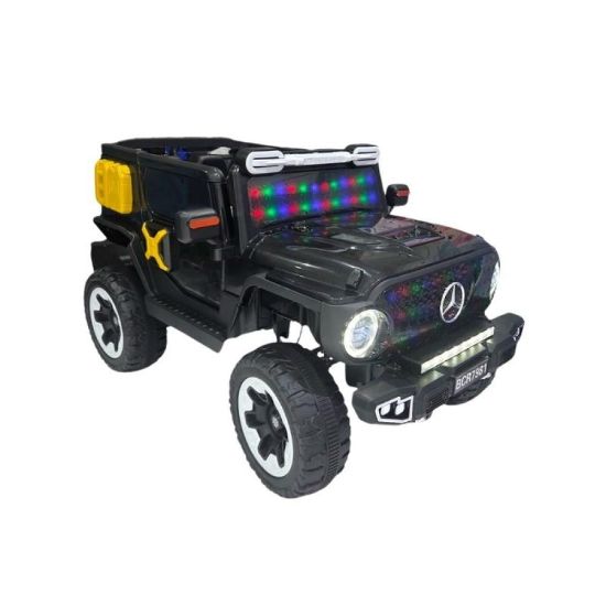 صورة سيارة أطفال كهربائية 2 محرك مع إضاءة LED وريموت